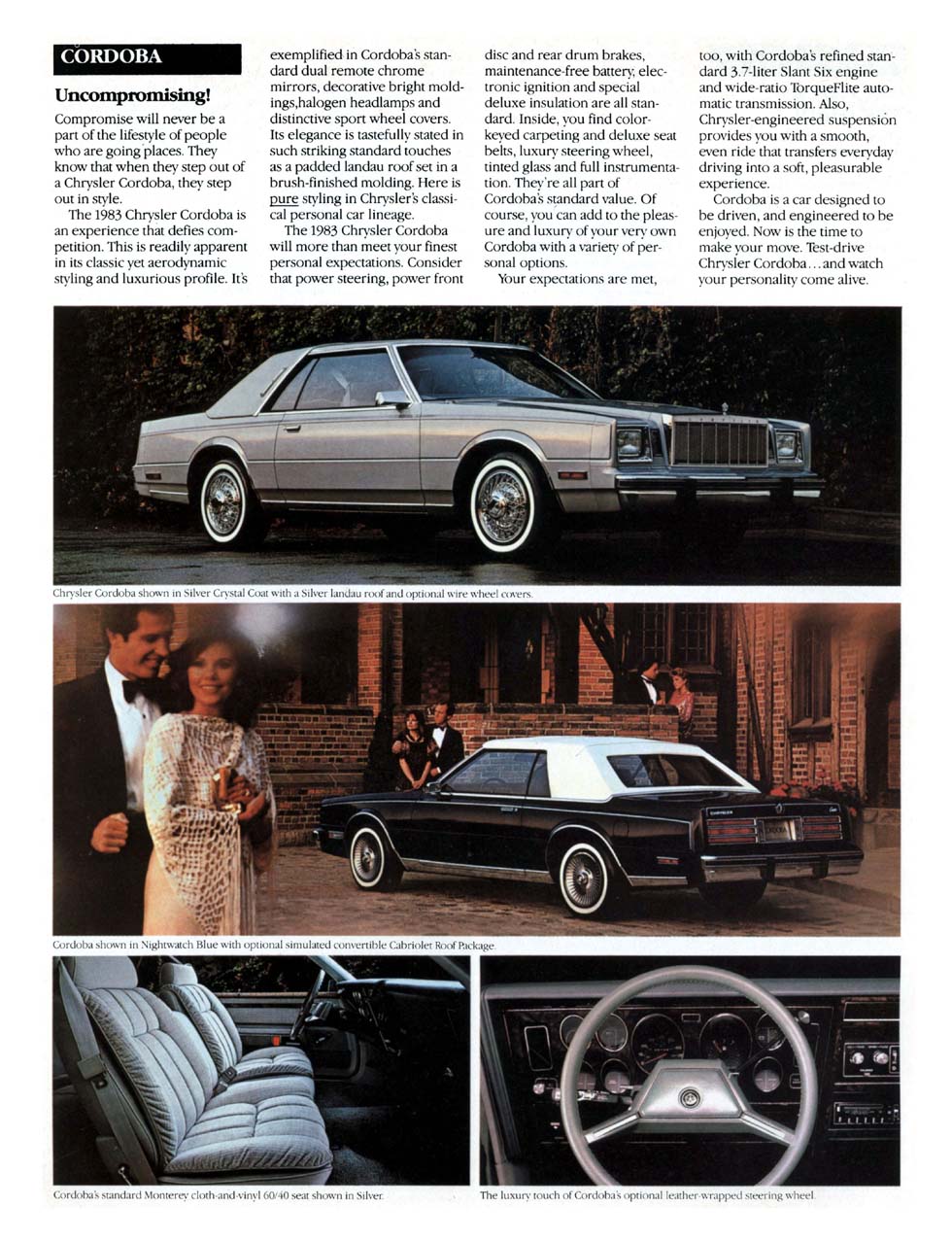 1983 Chrysler Plymouth Brochure Page 2